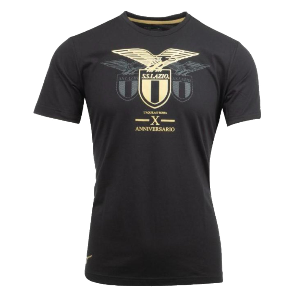 2023 Lazio Special Anniversary Logo Tee (Black)_0