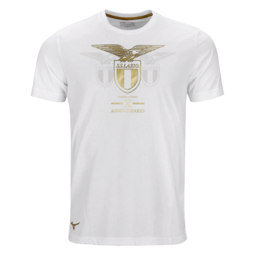 2023 Lazio Special Anniversary Logo Tee (White)_0