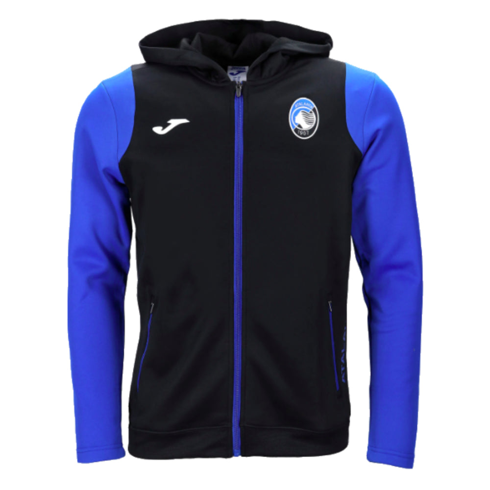 2023-2024 Atalanta Training Zip Up Hoodie (Black)_0