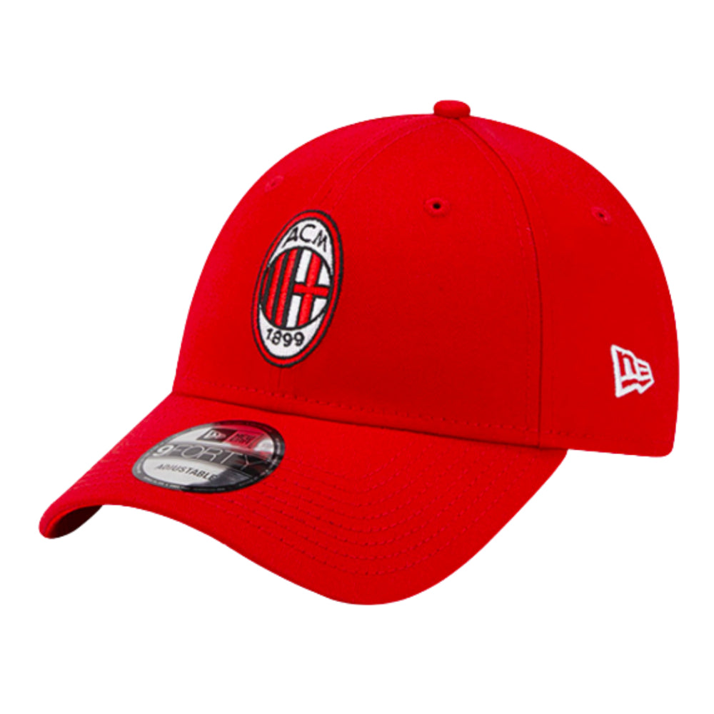 2023-2024 AC Milan Core 9Forty Adjustable Cap (Red)_2