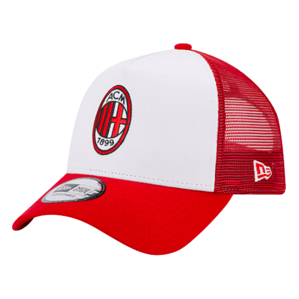 2023-2024 AC Milan White A-Frame Trucker Cap_2