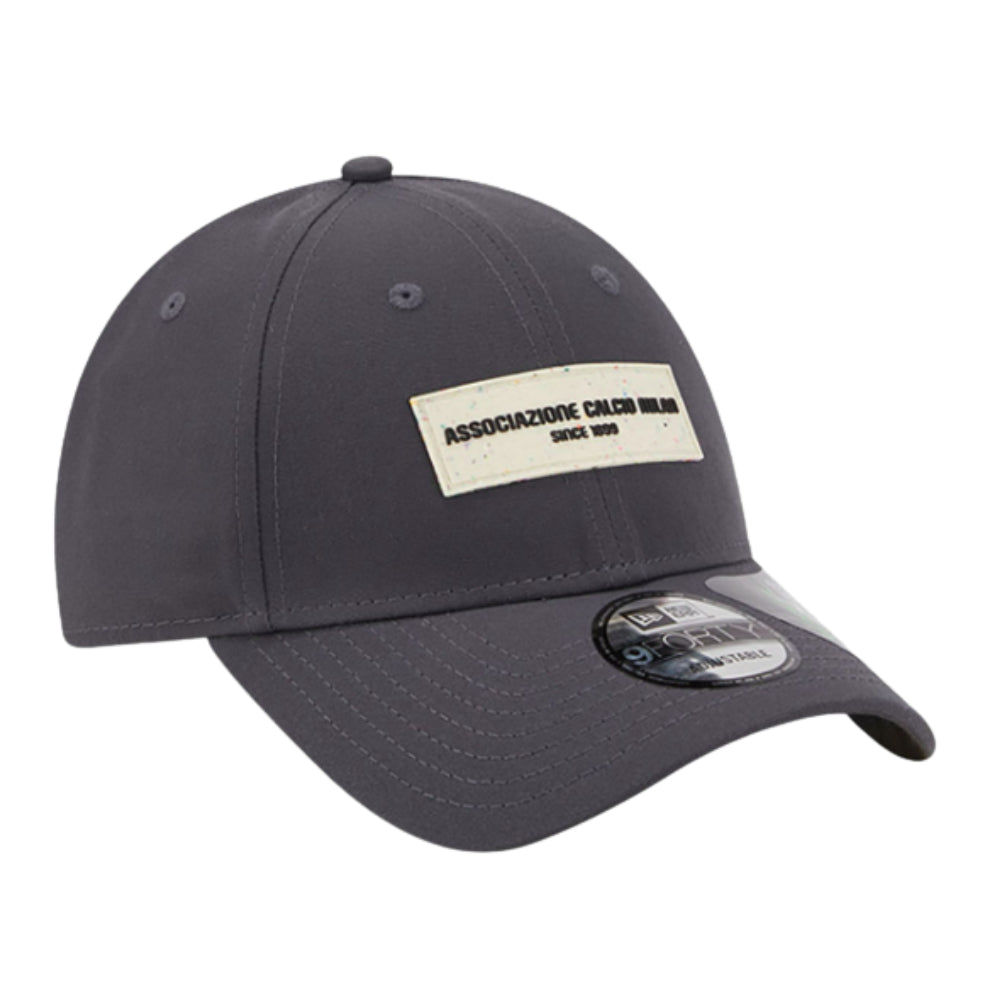 2023-2024 AC Milan Repreve 9FORTY Adjustable Cap (Dark Grey)_3