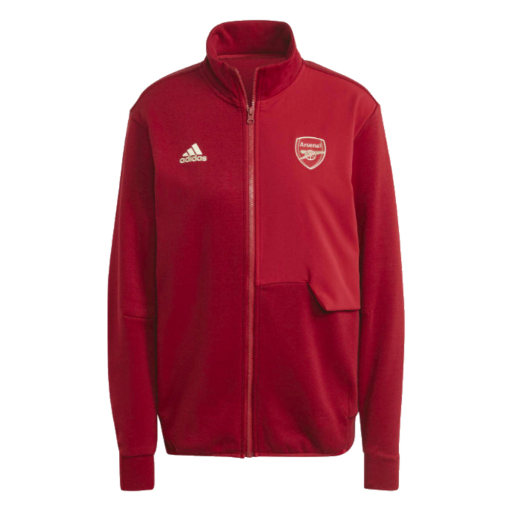 2023-2024 Arsenal Anthem Jacket (Red) - Ladies_0
