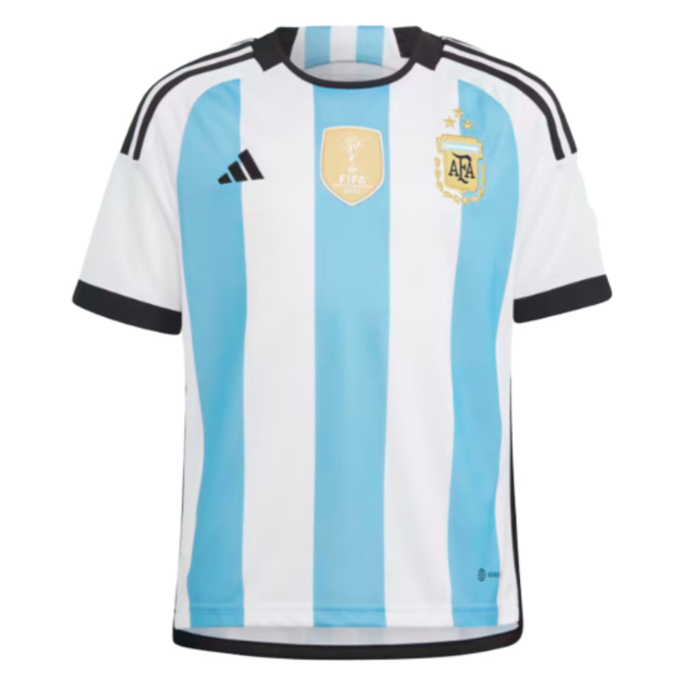Argentina 2022 World Cup Winners Home Shirt - Kids (MARTINEZ 25)_3