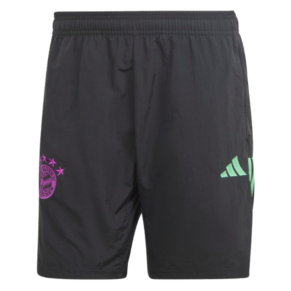 2023-2024 Bayern Munich Downtime Shorts (Black)_0