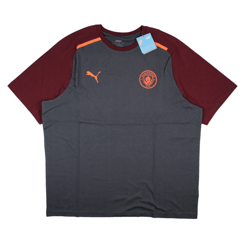 2023-2024 Man City Casuals Tee (Grey)_0