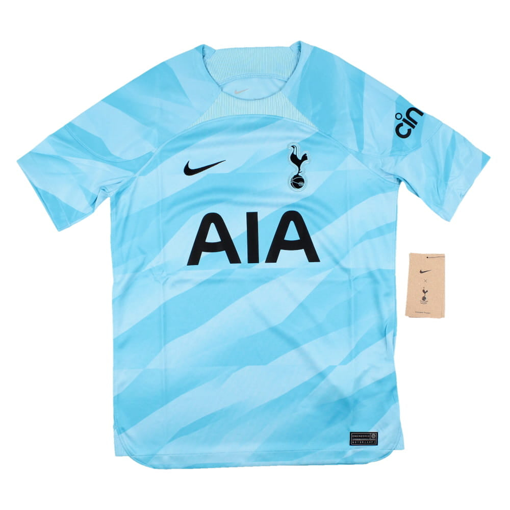 2023-2024 Tottenham Home Goalkeeper Shirt (Blue) - Kids_0