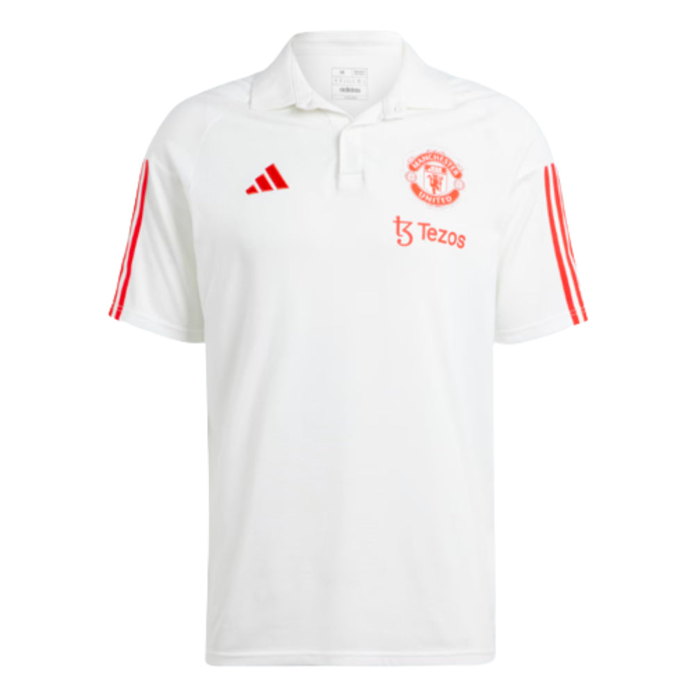 2023-2024 Man Utd Polo Shirt (White)_0