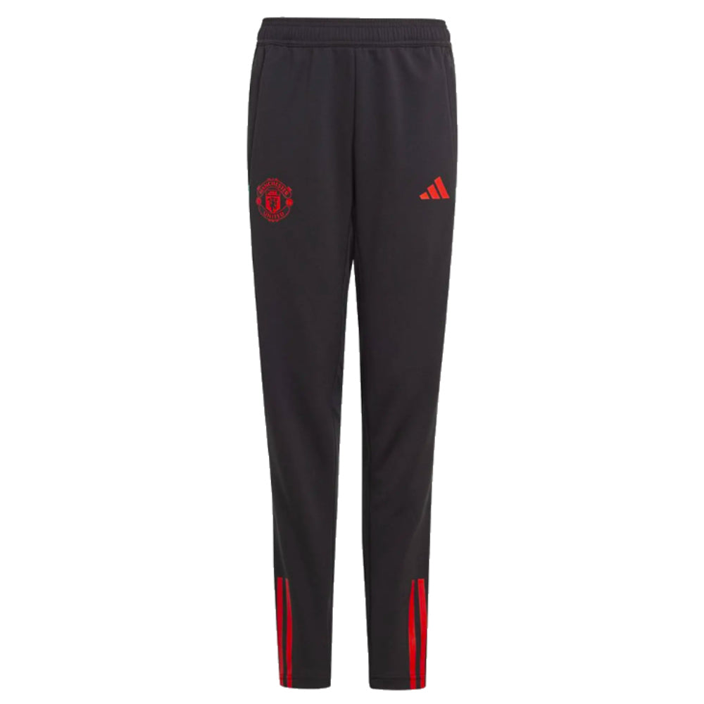 2023-2024 Man Utd Training Pants (Black) - Kids_0