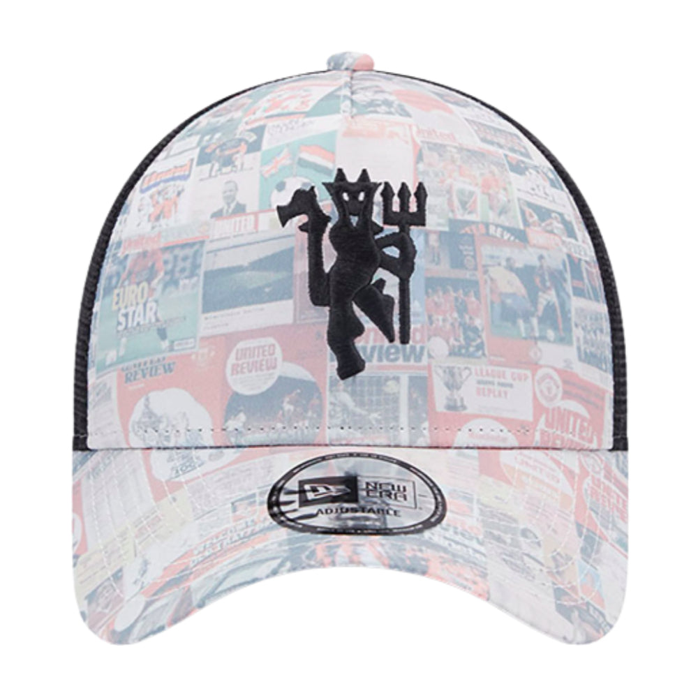Manchester United All Over Print Trucker Cap_0