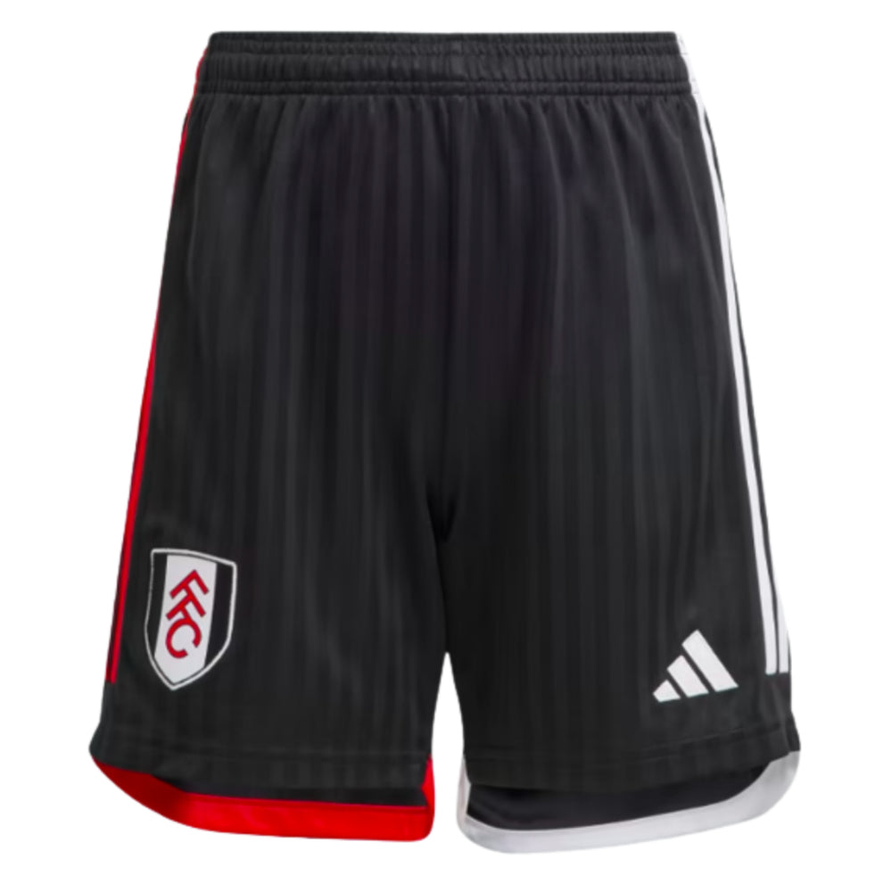 2023-2024 Fulham Home Shorts (Black) - Kids_0