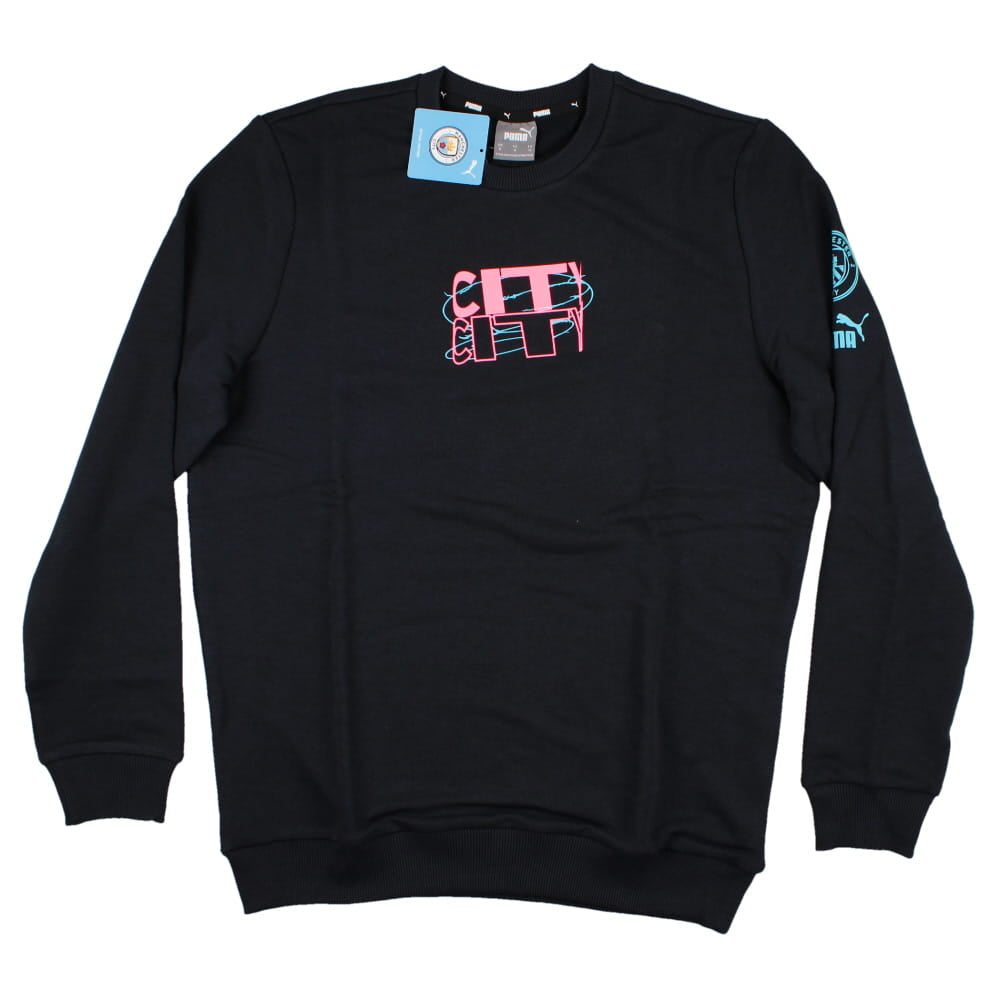 2023-2024 Man City FtblCore Graphic Crew Sweat (Navy)_0