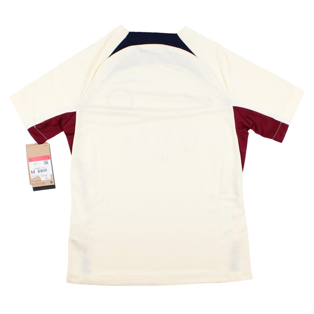 2023-2024 PSG Strike Dri-Fit Training Shirt (Cream) - Kids_1