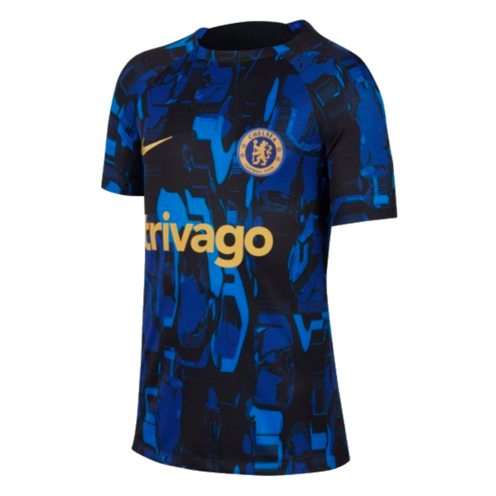 2023-2024 Chelsea Academy Pro Tee (Blue) - Kids_0