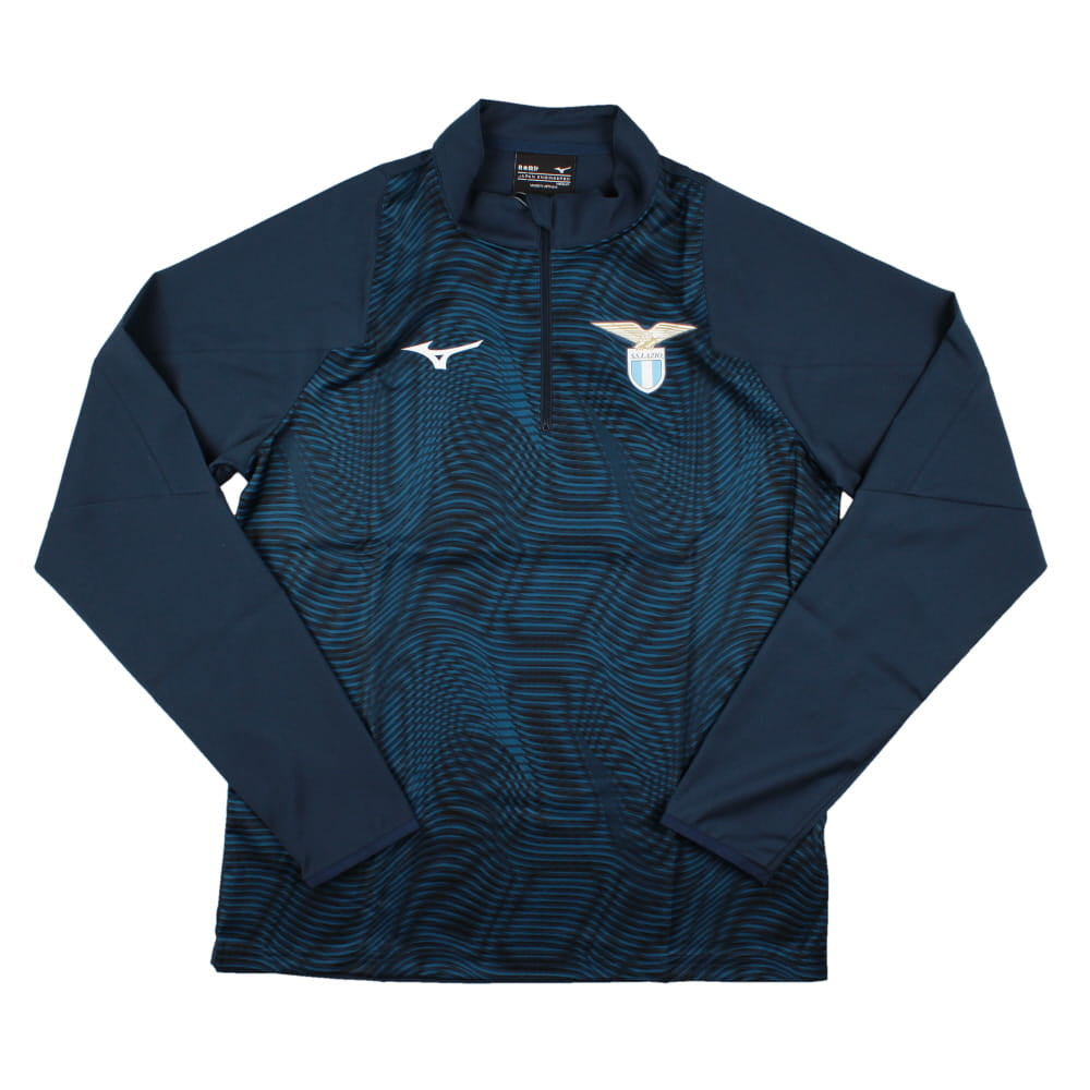 2023-2024 Lazio Pre-Match Half Zip Midlayer (Navy)_0