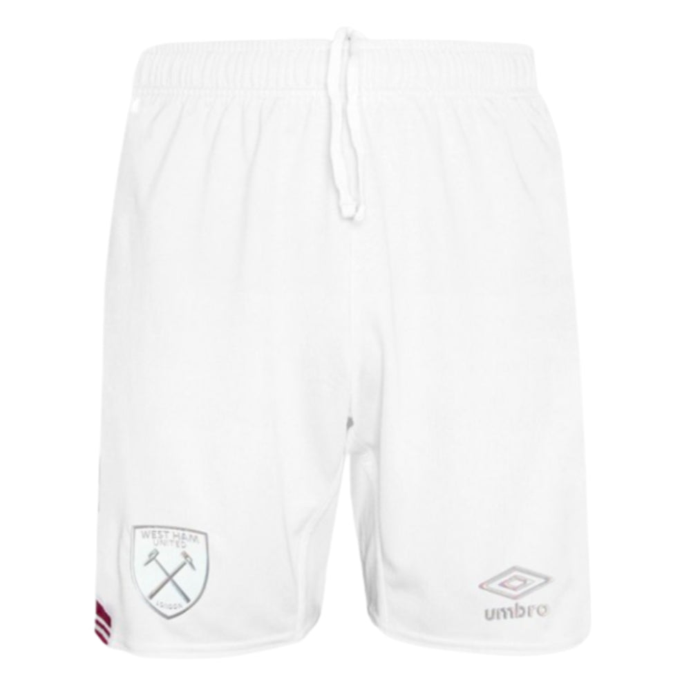 2023-2024 West Ham Away Shorts (White) - Kids_0