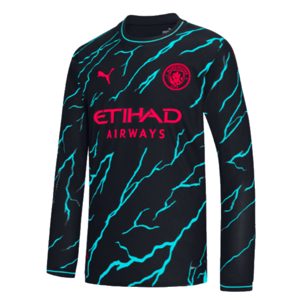 2023-2024 Man City Long Sleeve Third Shirt_0