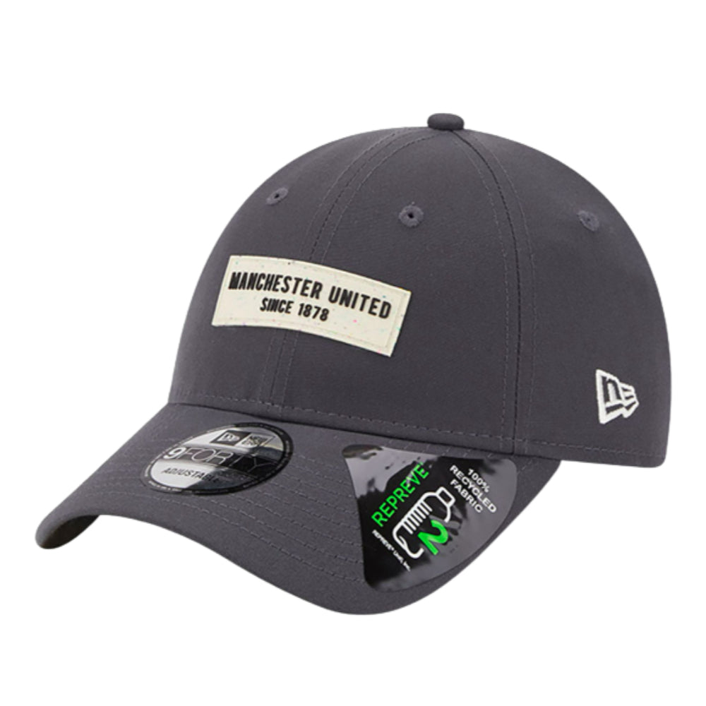 2023-2024 Manchester United Repreve 9FORTY Cap (Grey)_3