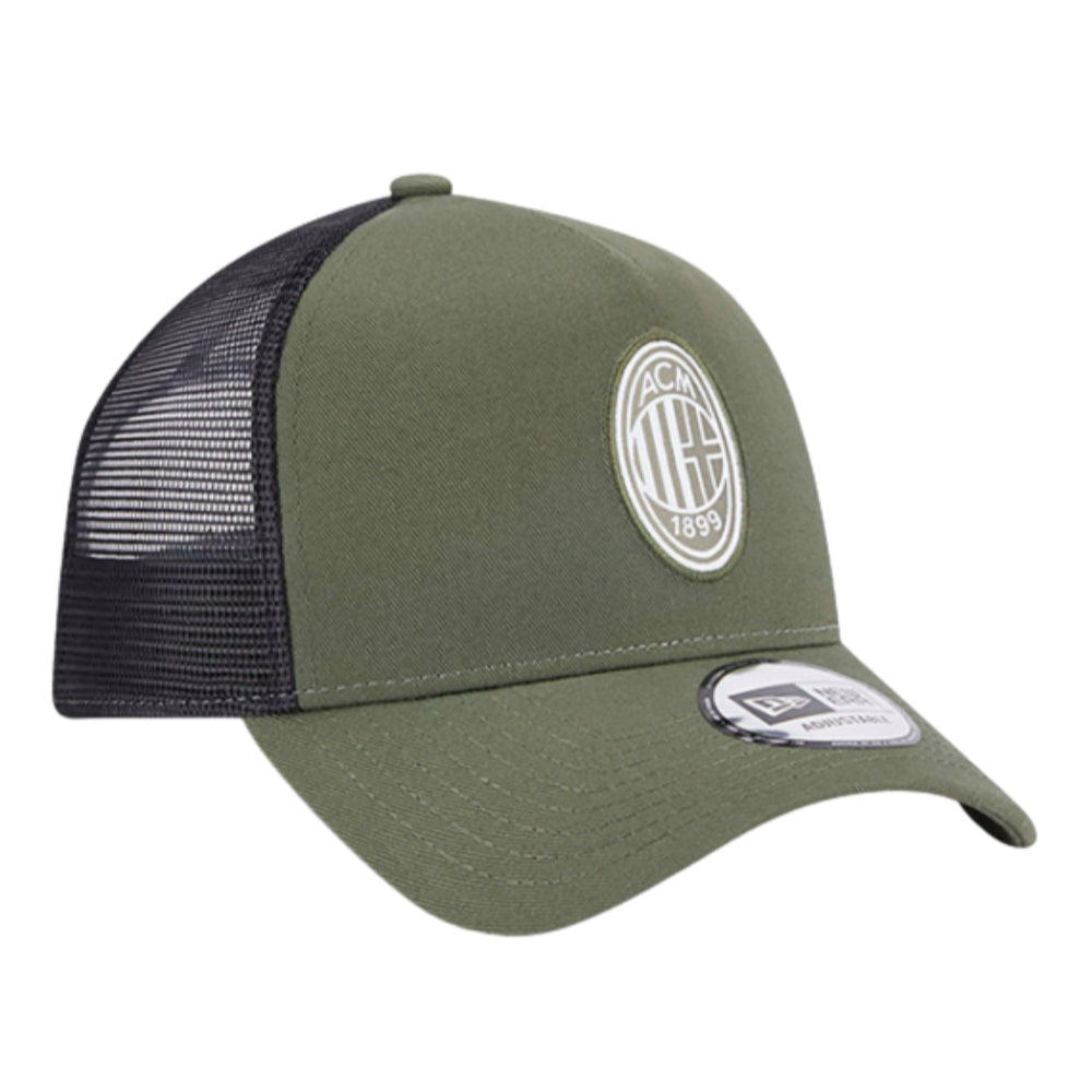 AC Milan A-Frame Trucker Cap (Khaki)_2