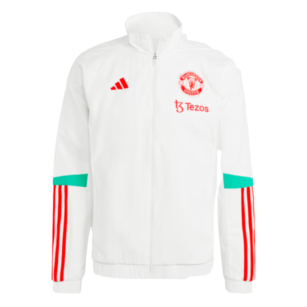 2023-2024 Man Utd Presentation Jacket (White)_0