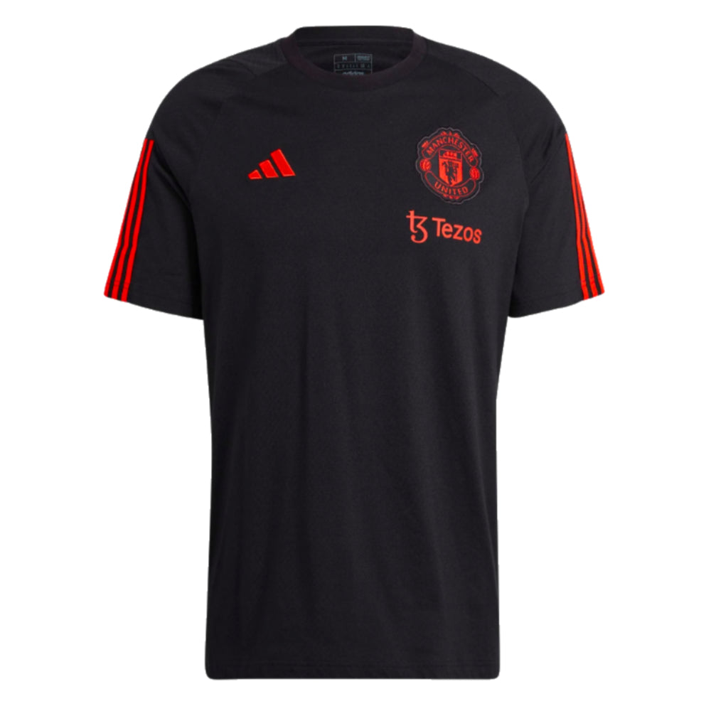 2023-2024 Man Utd Training Tee (Black)_0