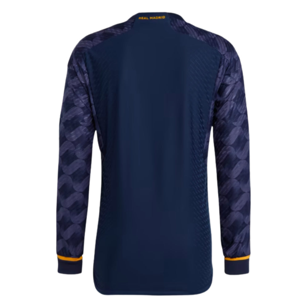 2023-2024 Real Madrid Authentic Long Sleeve Away Shirt_1