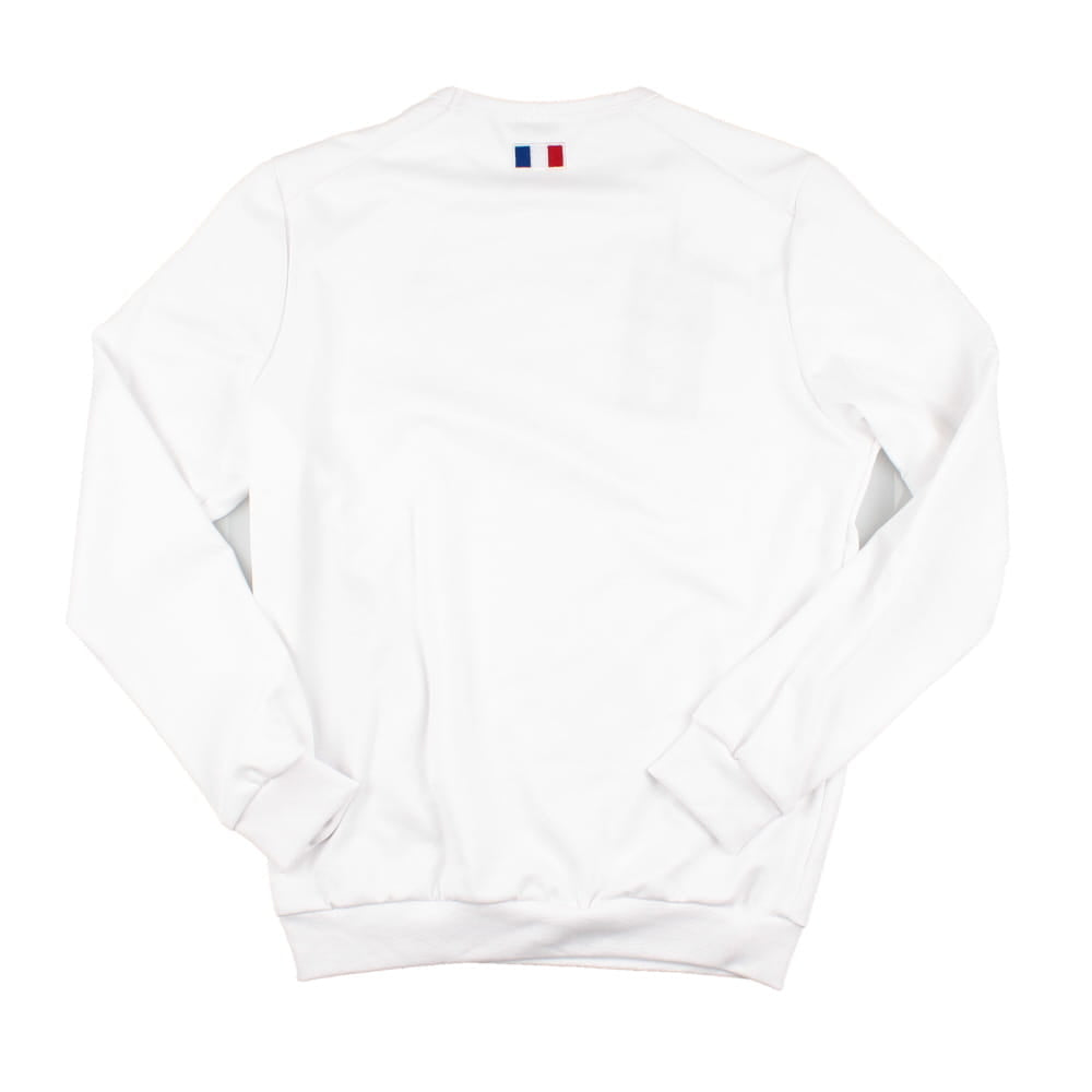 2023-2024 France Rugby Presentation Crew Sweat (White)_1