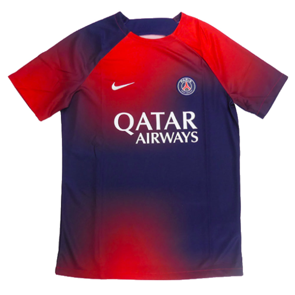 2023-2024 PSG Academy Pro Dri-FIT Pre-Match Shirt (Red)_0