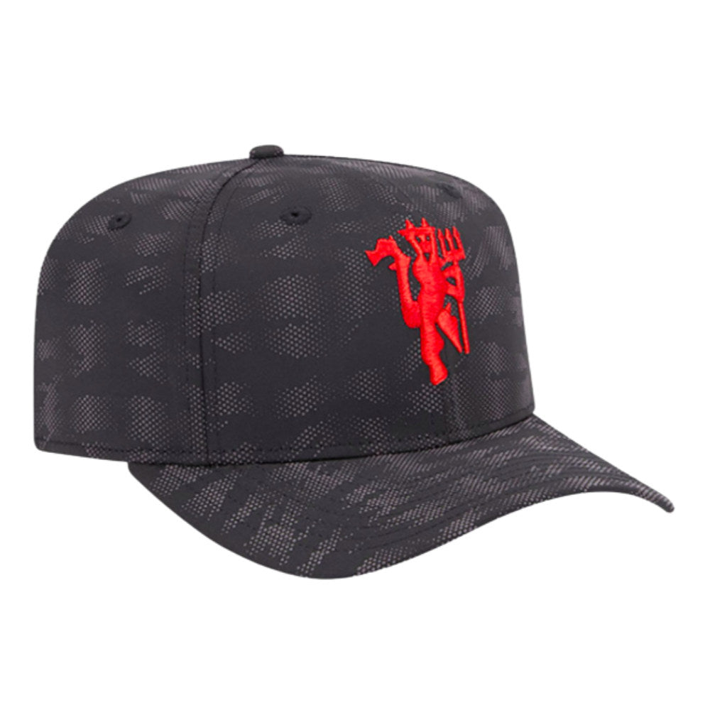 Manchester United Reflective 9FIFTY Stretch Snap Cap (Black)_2