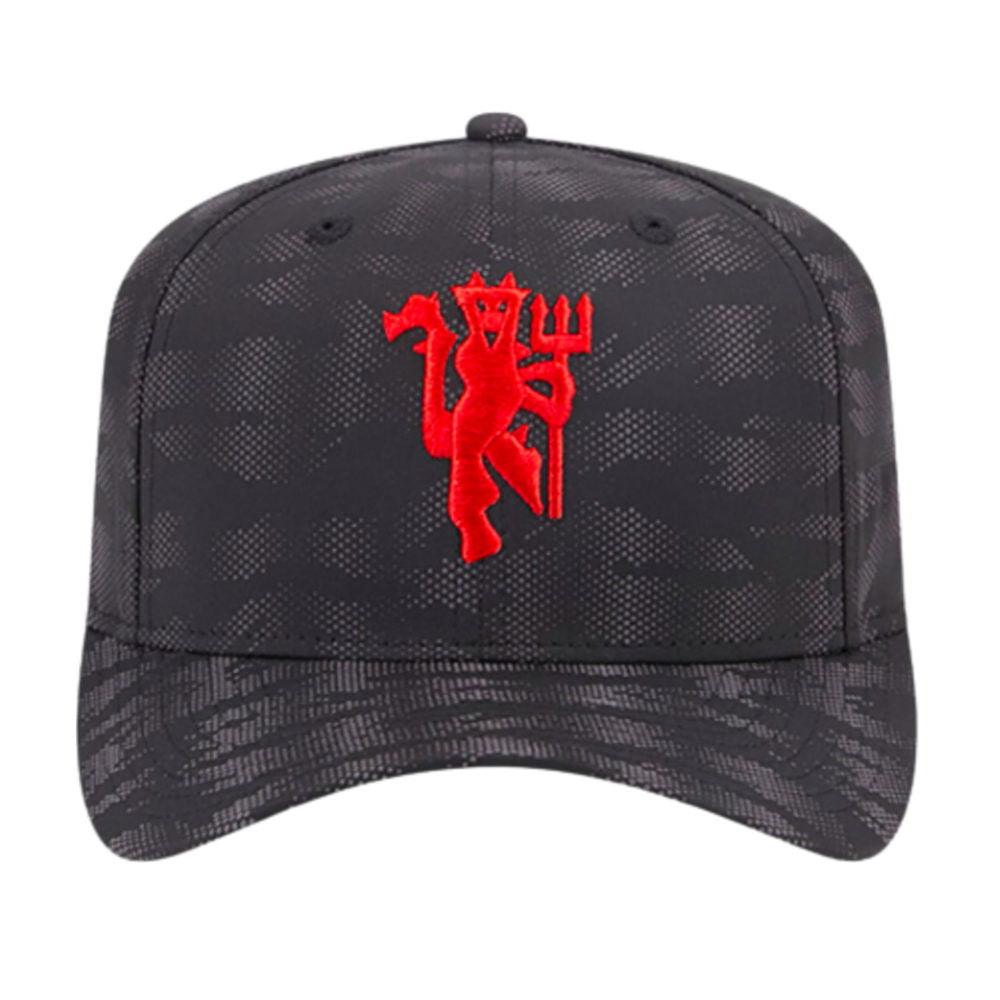 Manchester United Reflective 9FIFTY Stretch Snap Cap (Black)_0