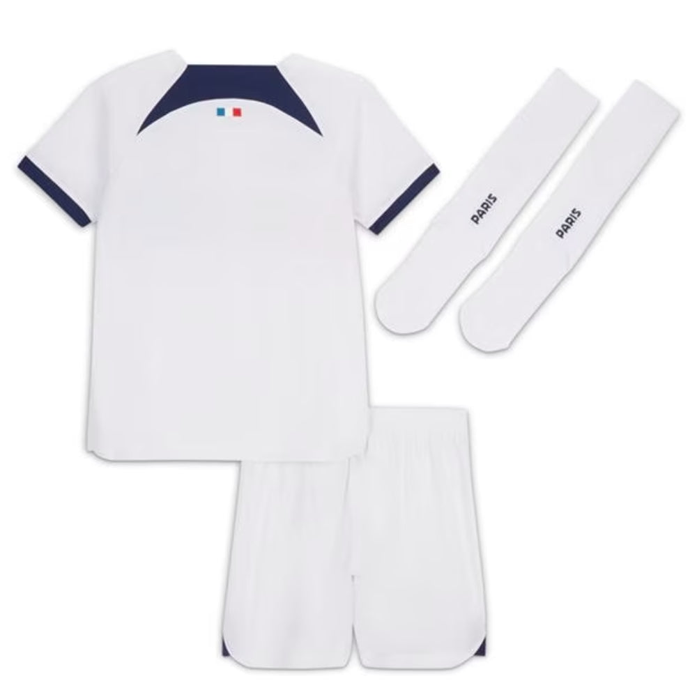 2023-2024 PSG Away Little Boys Mini Kit_1