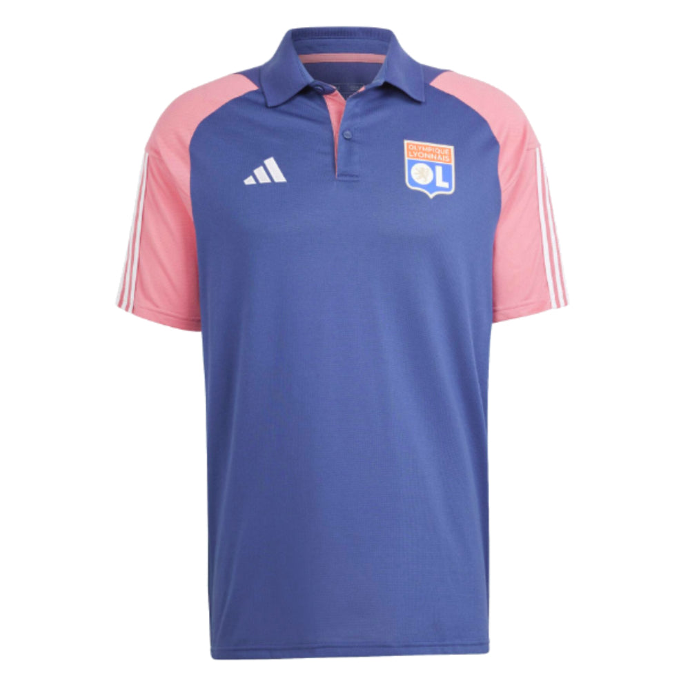 2023-2024 Olympique Lyon Polo Shirt (Tech Indigo)_0