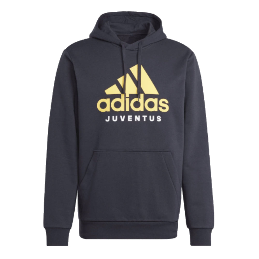 2023-2024 Juventus DNA Hooded Top (Black)_0