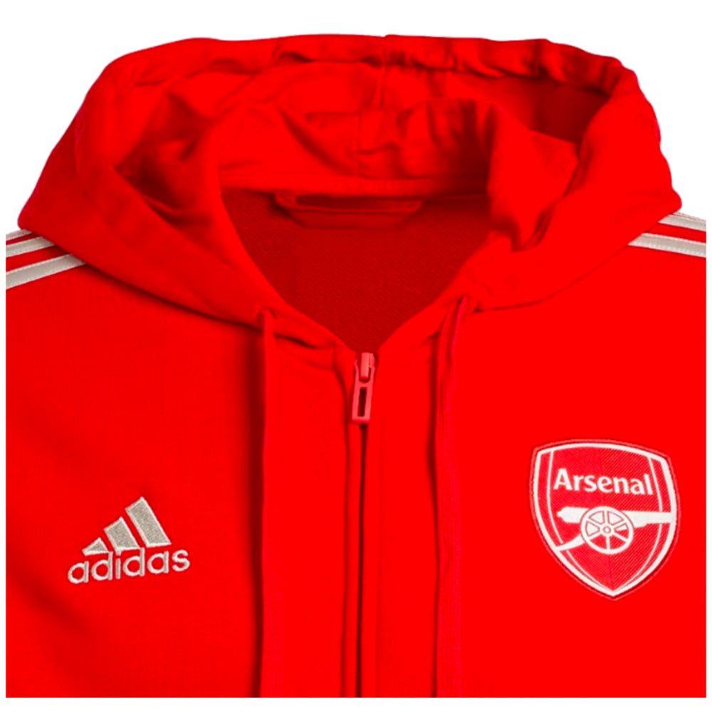 2023-2024 Arsenal DNA Full Zip Hoody (Red)_1