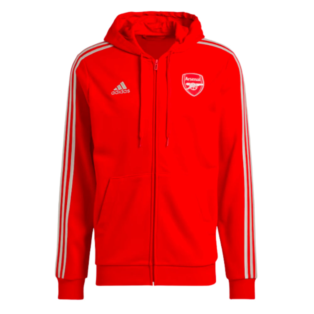 2023-2024 Arsenal DNA Full Zip Hoody (Red)_0