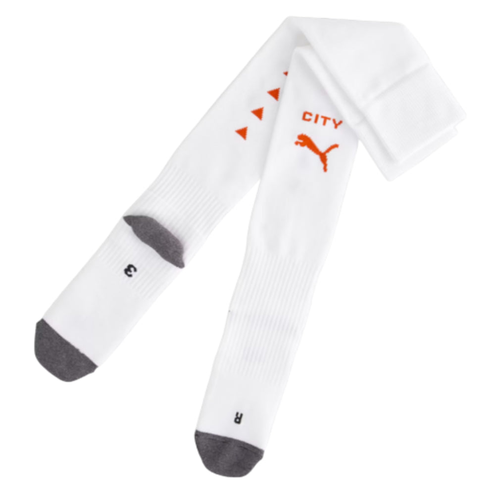 2023-2024 Man City Away Socks (White)_0