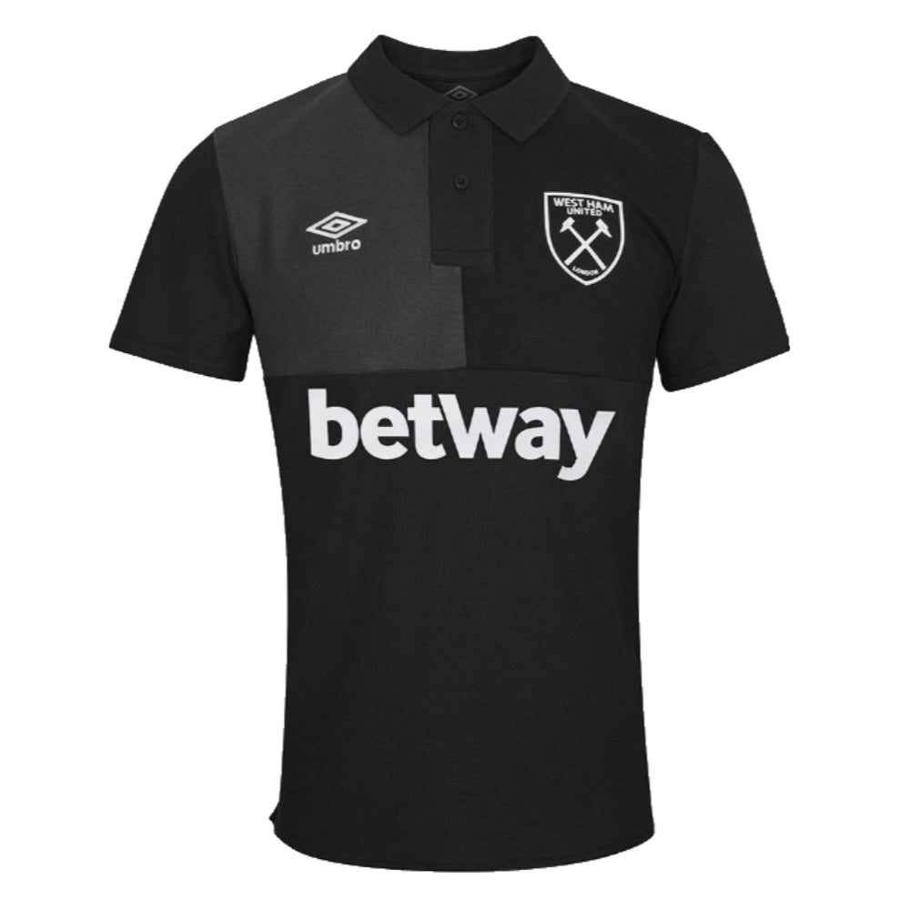 2023-2024 West Ham CVC Polo Shirt (Black)_0