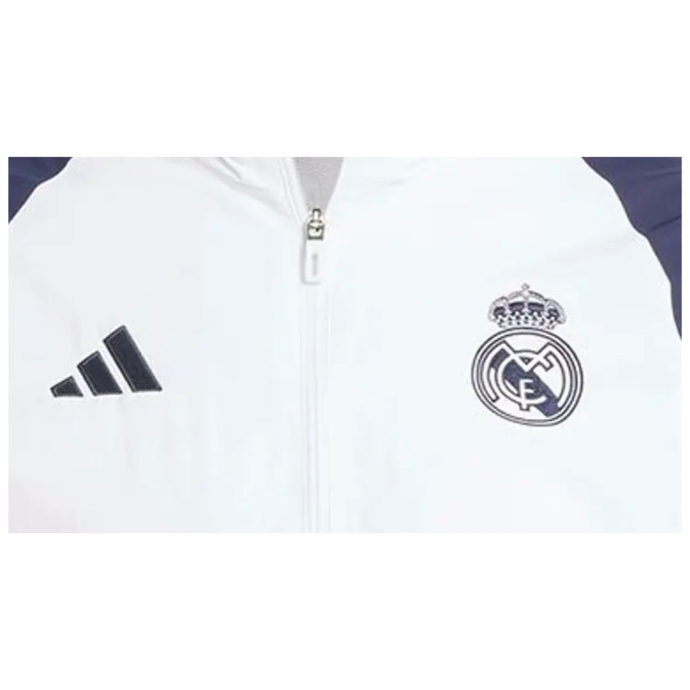 2023-2024 Real Madrid Presentation Jacket (White)_1