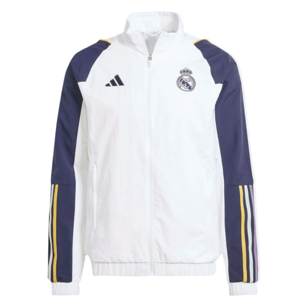 2023-2024 Real Madrid Presentation Jacket (White)_0