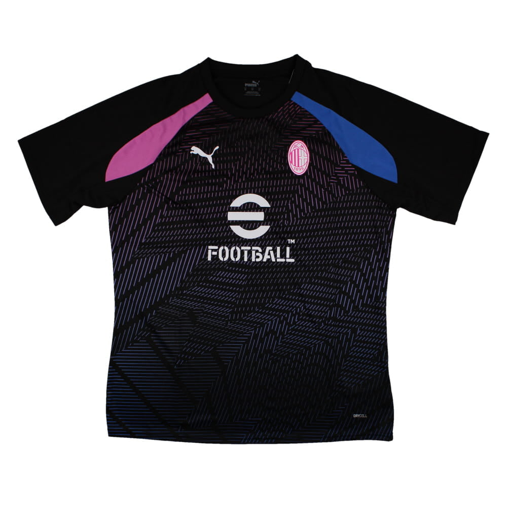2023-2024 AC Milan Pre-Match Jersey (Black)_0