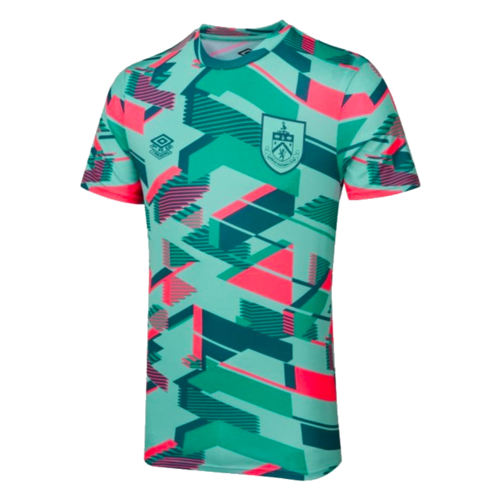 2023-2024 Burnley Pre-Match Warm Up Jersey (Aqua Haze)_0