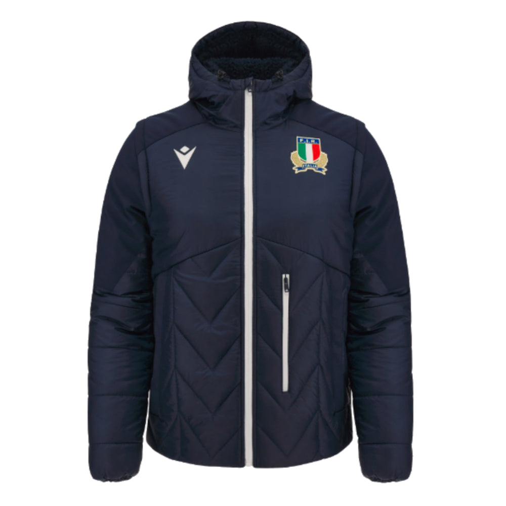 2023-2024 Italy Rugby Official Travel Bomber Jacket (Navy)_0