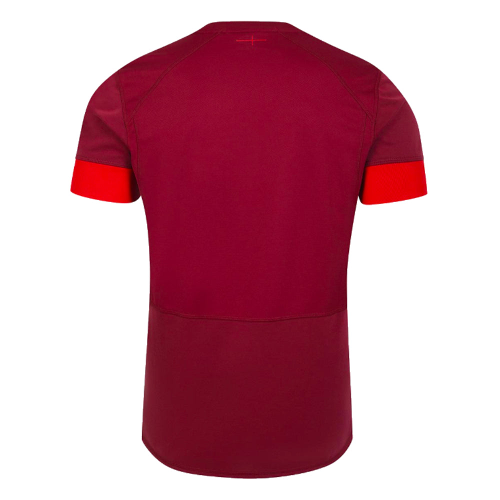 2023-2024 England Rugby Relaxed Training Shirt (Tibetan Red)_1