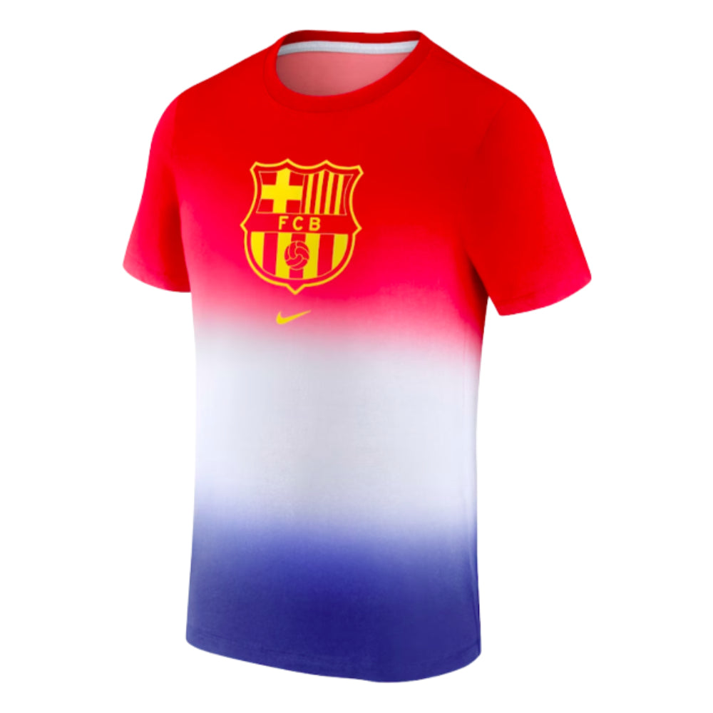 2023-2024 Barcelona Crest Tee (Blue)_0