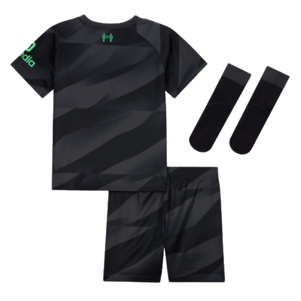 2023-2024 Liverpool Home Goalkeeper Infant Baby Kit_1