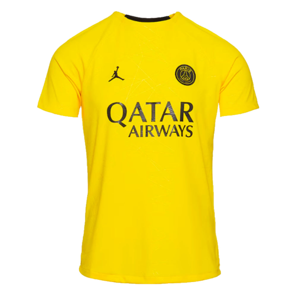 2023-2024 PSG Pre-Match Shirt (Yellow)_0