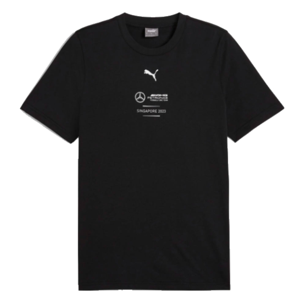 2023 Mercedes Singapore Race Tee (Black)_0