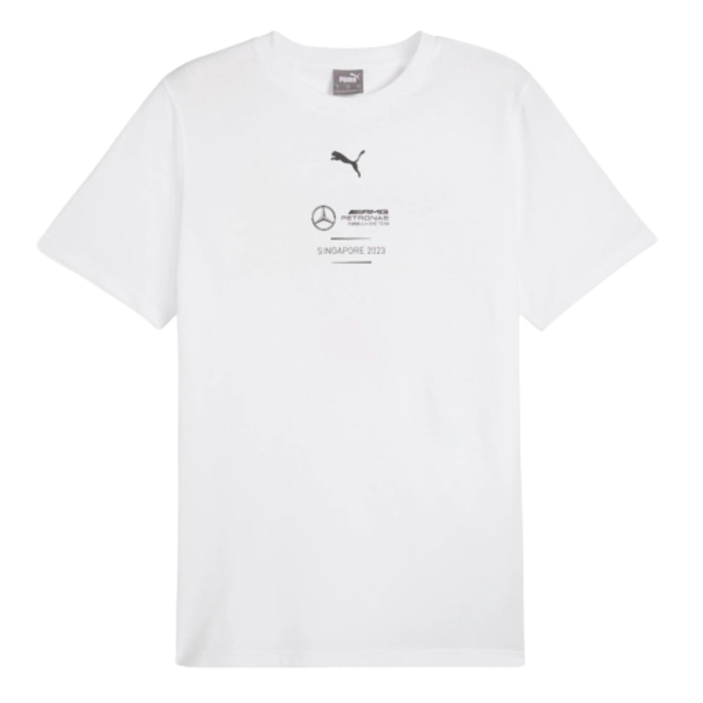 2023 Mercedes Singapore Race Tee (White)_0