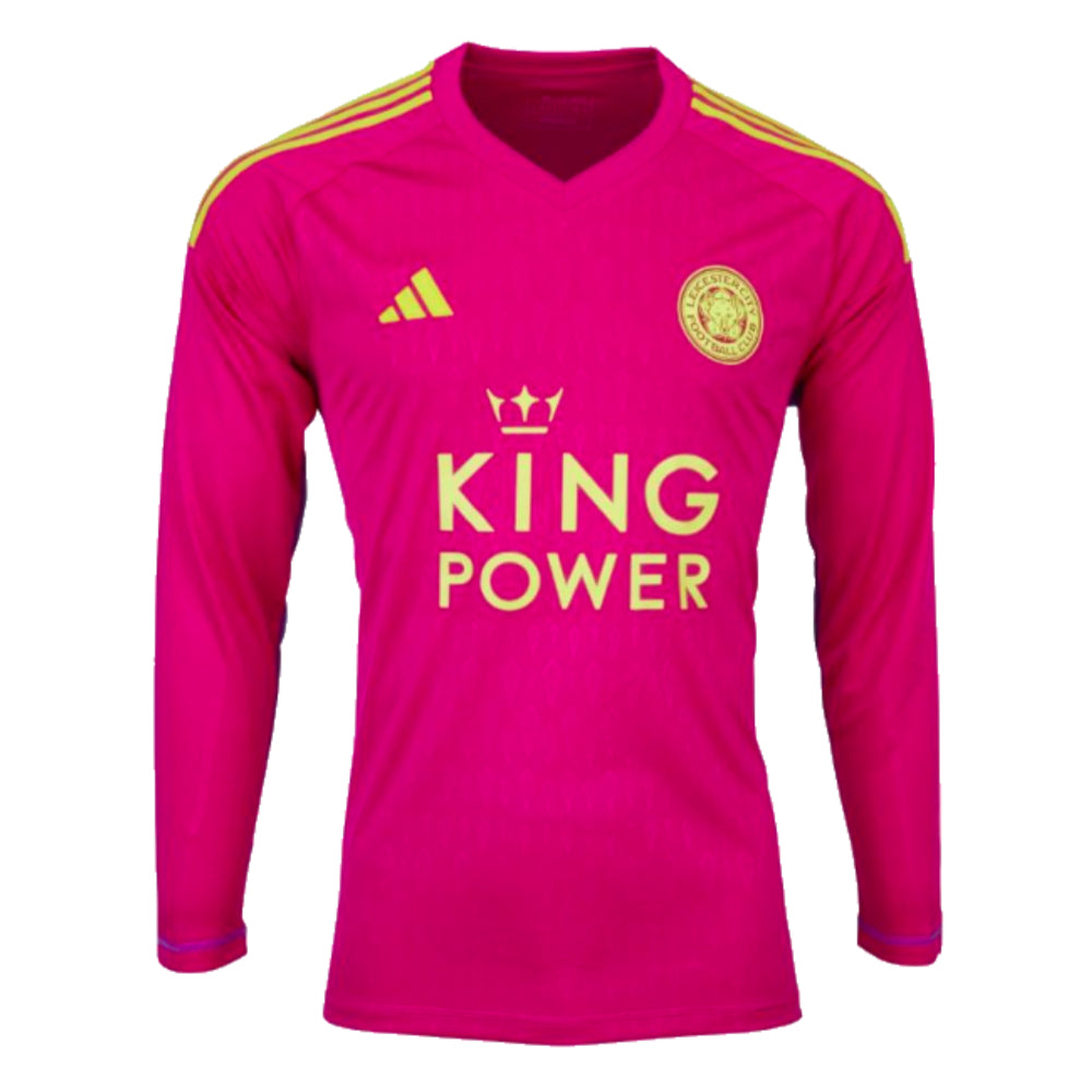 2023-2024 Leicester City Home Goalkeeper Shirt (Pink)_0