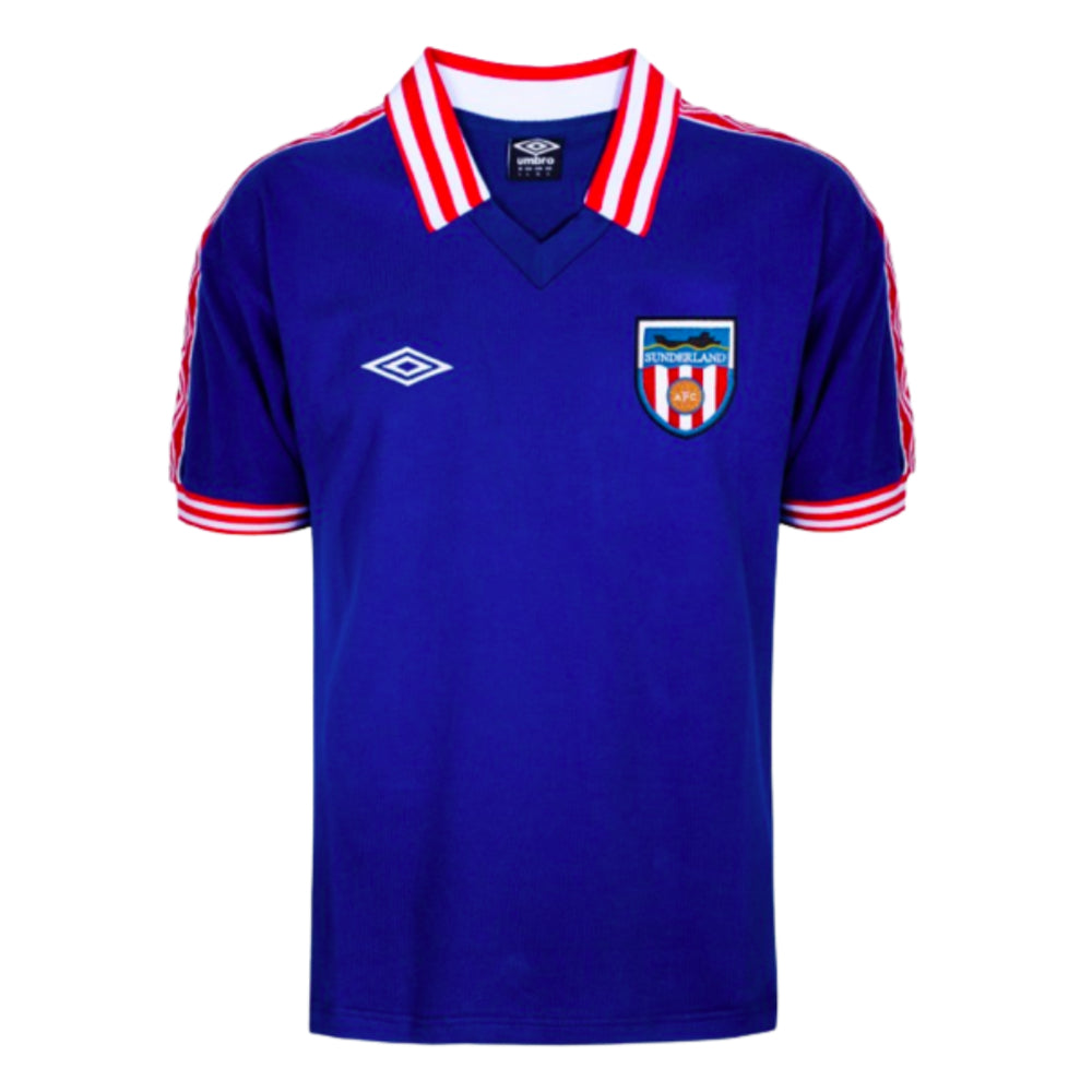 Sunderland 1978 Away Umbro Retro Football Shirt_0